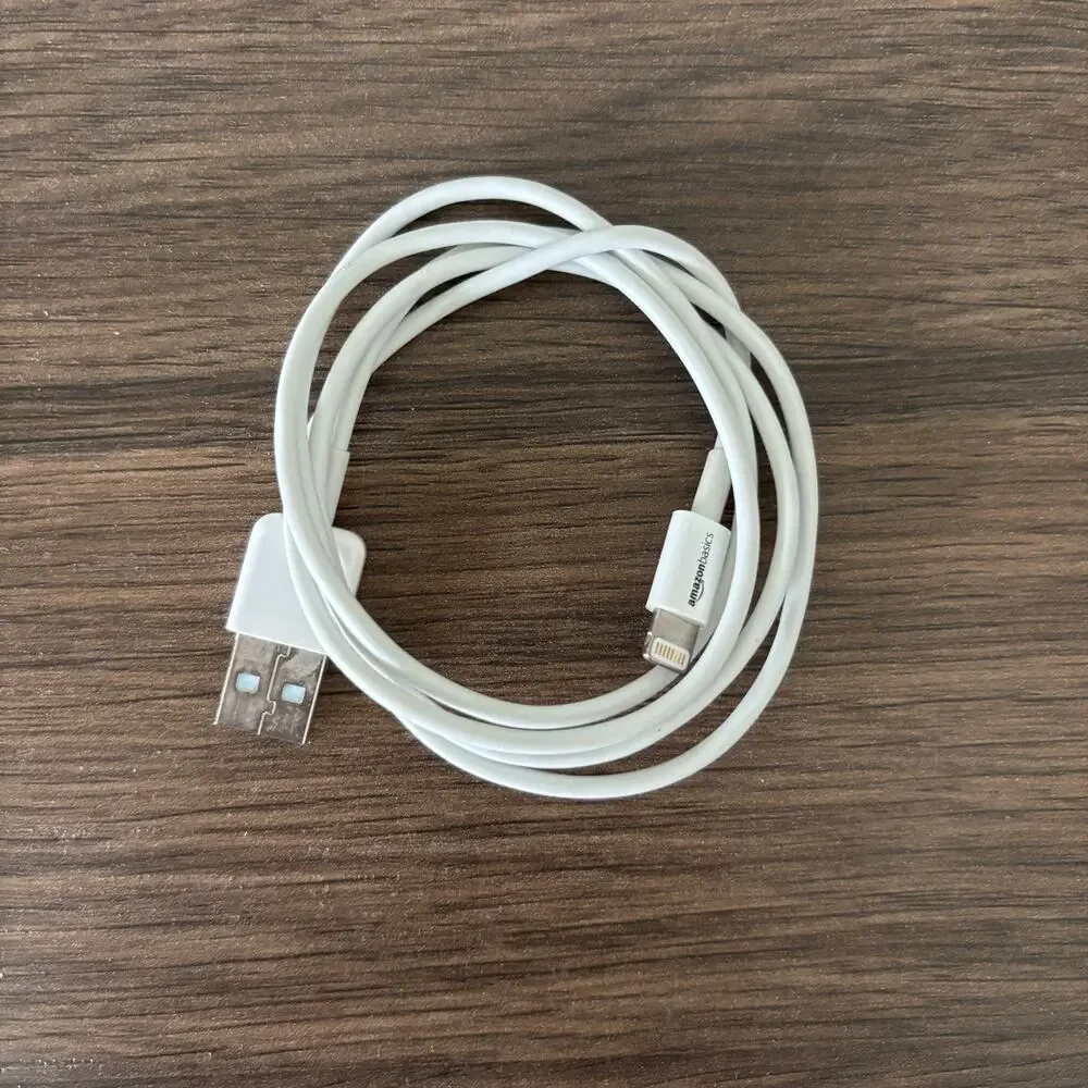 USBA to Lightning Charging Cable - Braided - MFi Certified- 3FT - White